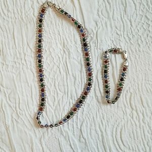 Necklace and bracelet